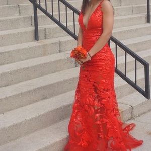 Jovani prom dress- Size 0- only worn a few hours. Paid $650 asking $400